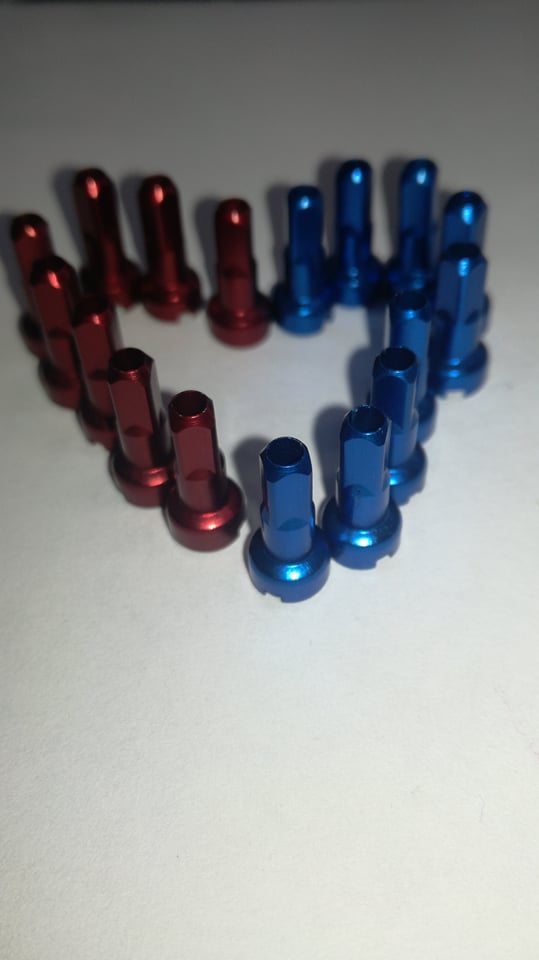 NIPLE PILLAR RACING COLORES ALUMINIO