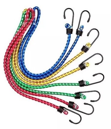 CUERDA AMARRE ELASTICA CON GANCHO