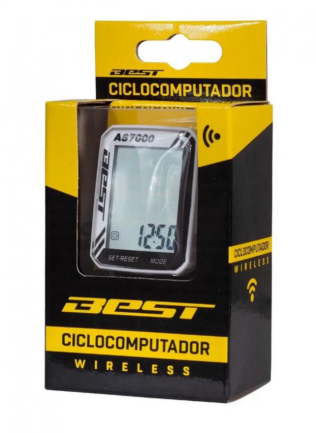 CICLOCOMPUTADOR AS-7000-3L 11 FUNCIONES INALAMBRICO
