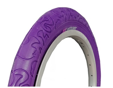 NEUMATICO 16 X 2.0 NEGRO/MORADO/ROSADO